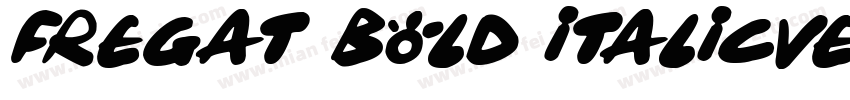 Fregat Bold ItalicVe字体转换